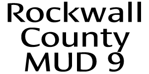 Rockwall County Municipal Utility District No. 9 Logo